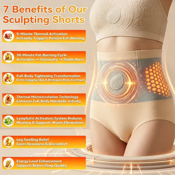 Moringa & Berberine 4-In-1 Fat-Burn Sculpting Shorts🎁